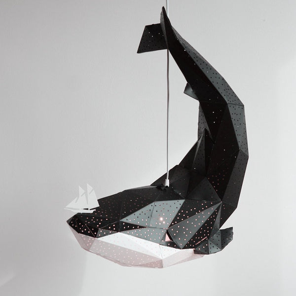 Whale Origami Ceiling Light - Staunton and Henry