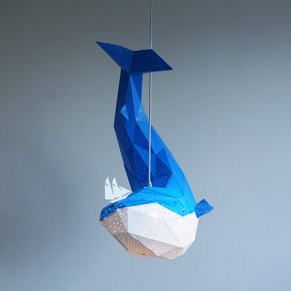 Whale Origami Ceiling Light - Staunton and Henry