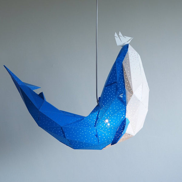 Whale Origami Ceiling Light - Staunton and Henry