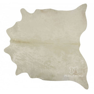 Pergamino Cream White Cowhide Rug - Staunton and Henry