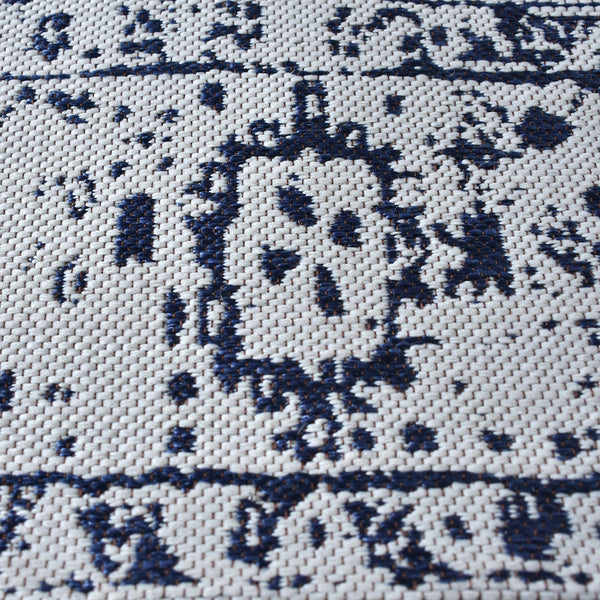 Zohreh Modern Blue and White Persian Rug - Staunton and Henry