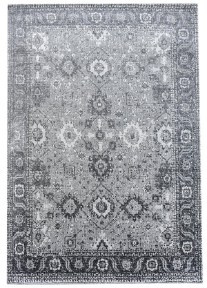 Bijan Modern Grey Persian Rug - Staunton and Henry