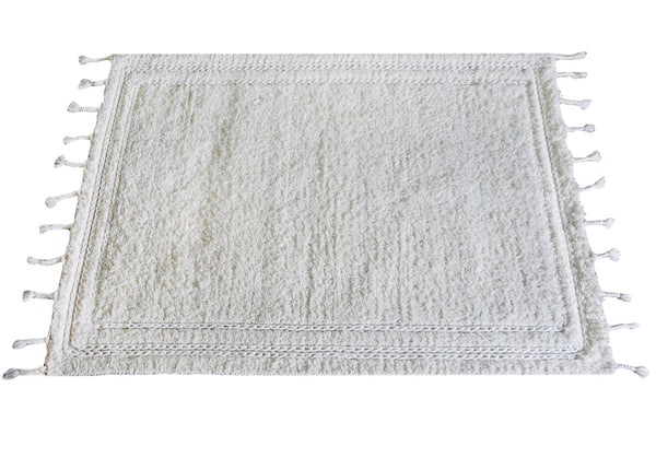 Snowden White Wool Rug - Staunton and Henry