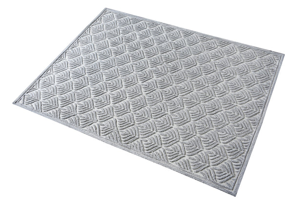 Votive Textured Grey Wool Rug - Staunton and Henry