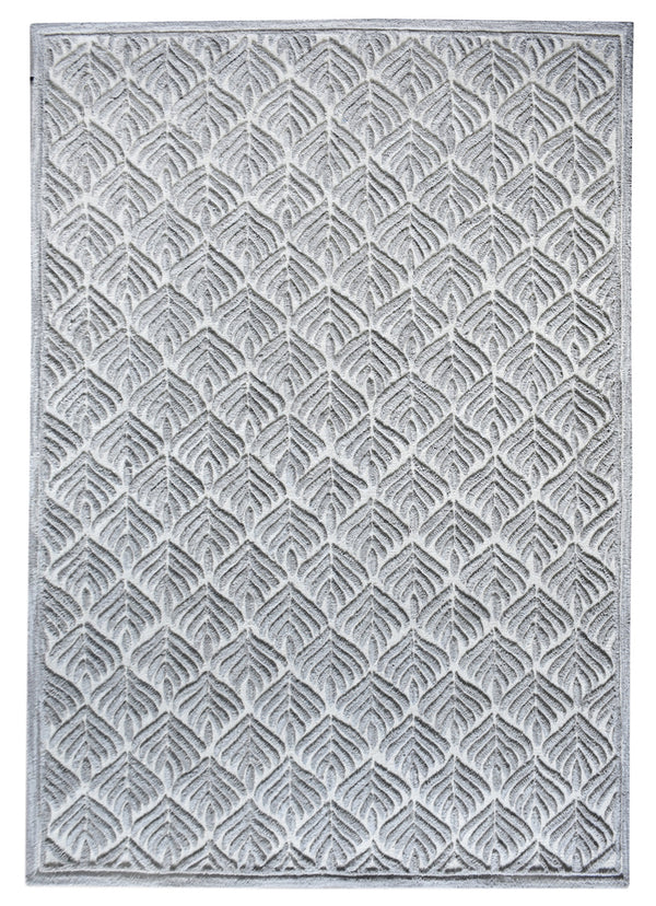 Votive Textured Grey Wool Rug - Staunton and Henry