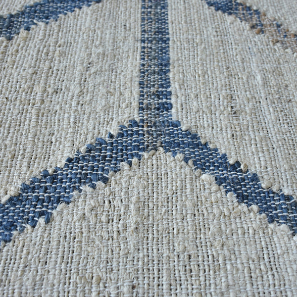 Ananda Modern Blue and White Rug - Staunton and Henry
