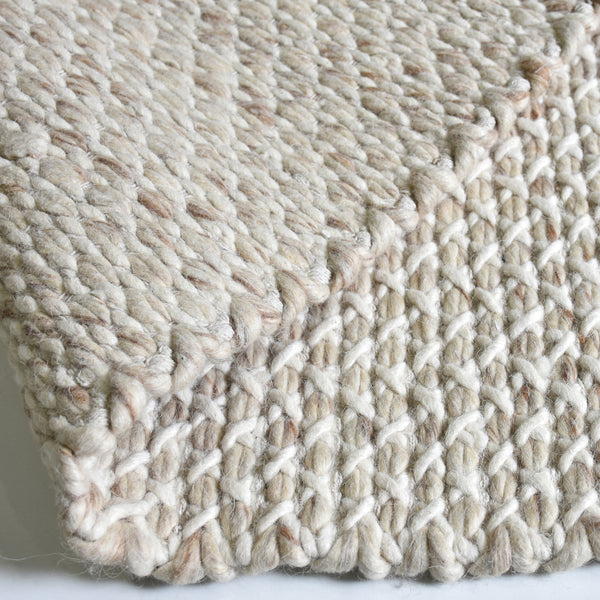 Edmond Beige Wool Rug - Staunton and Henry