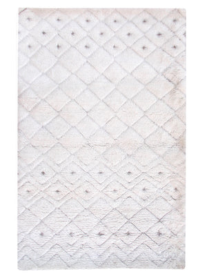 Boyd Modern White Wool Rug - Staunton and Henry