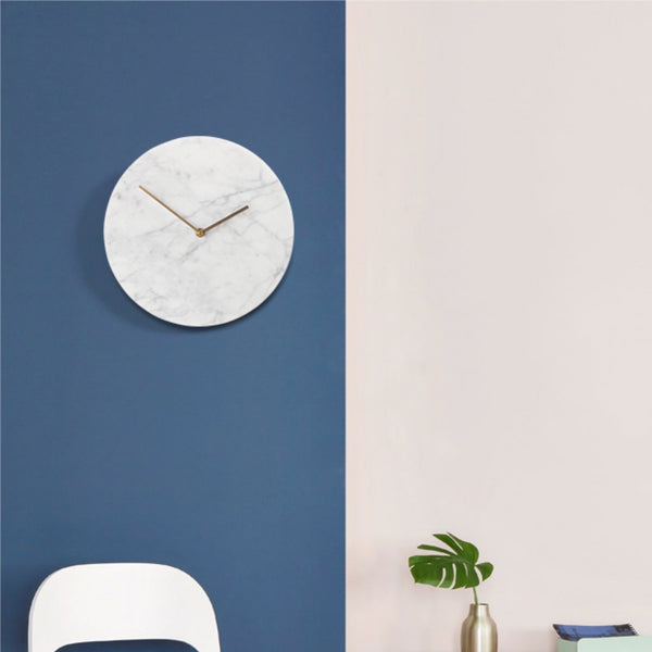 Minimalist Marble Wall Clock - Staunton and Henry