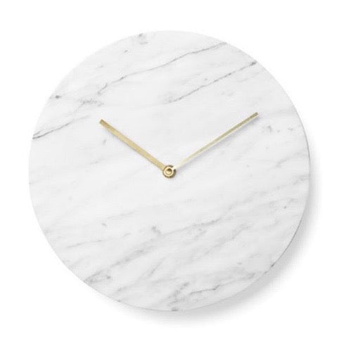 Minimalist Marble Wall Clock - Staunton and Henry