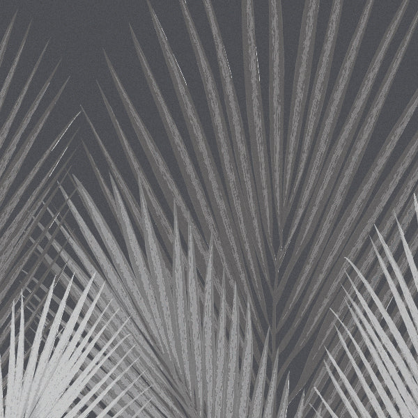 Grey Palm Wallpaper - Staunton and Henry