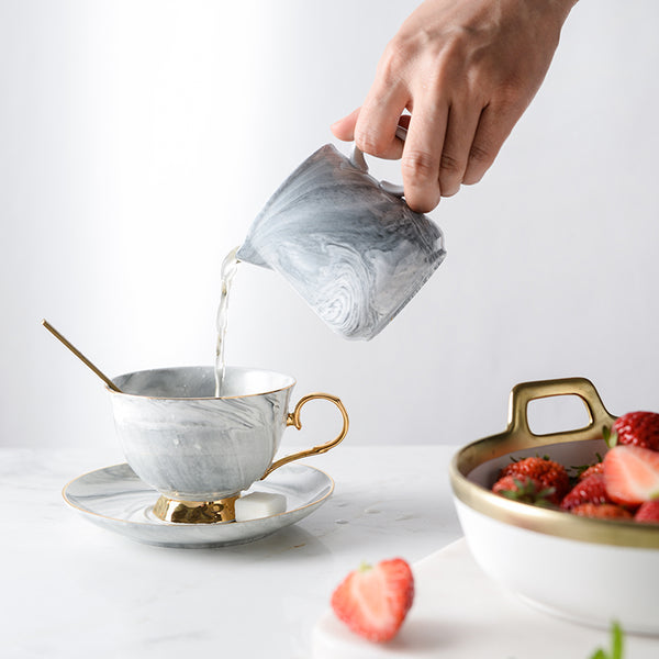 Grey Marble Milk Jug - Staunton and Henry