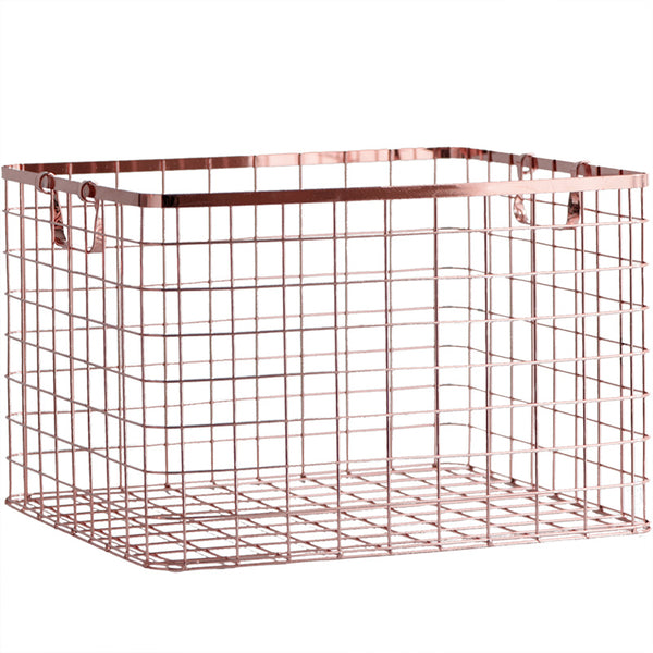Square Copper Storage Basket - Staunton and Henry