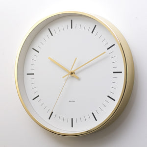 Minimalist Nordic Gold Wall Clock - Staunton and Henry