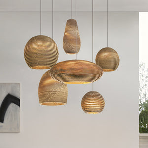 Recycled Cardboard Pendant Light - Staunton and Henry