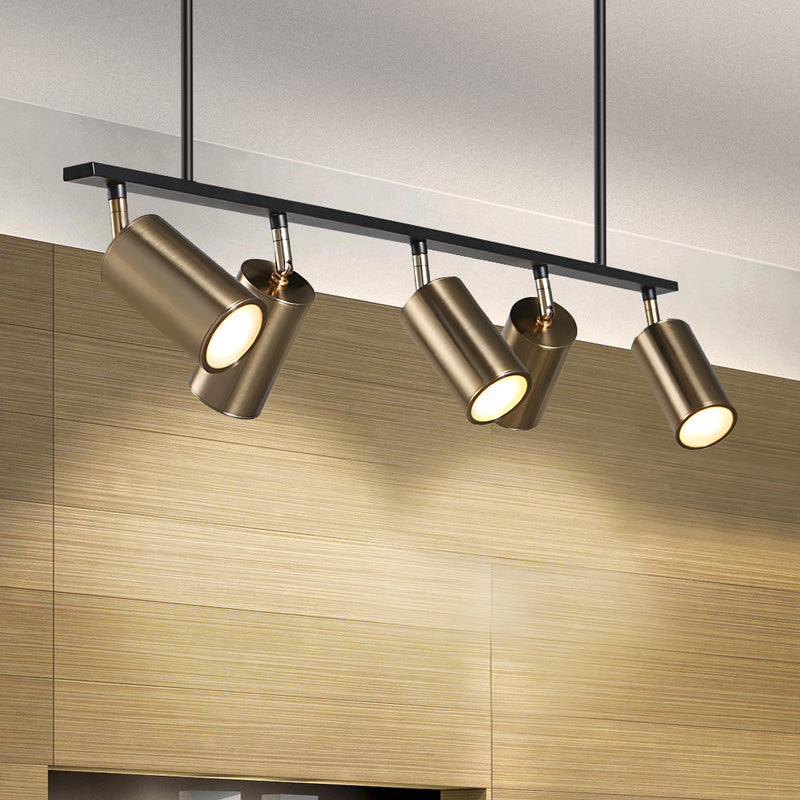 Modern brass hot sale track lighting