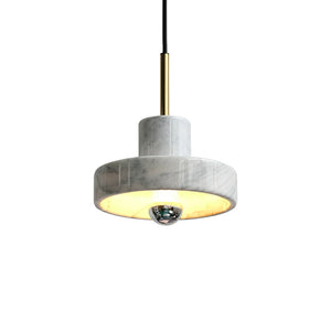 White Marble Pendant Light - Staunton and Henry