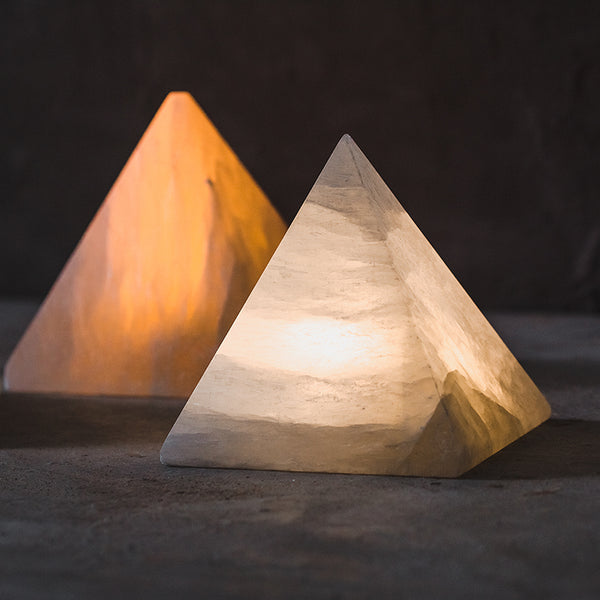 Natural Stone Pyramid Lamp - Staunton and Henry