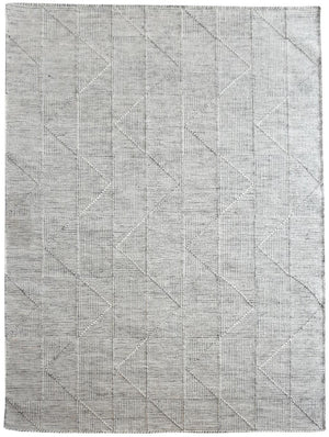 Yerem White and Grey Modern Rug - Staunton and Henry