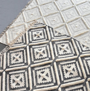 Iruti Textured Modern Tribal Rug - Staunton and Henry