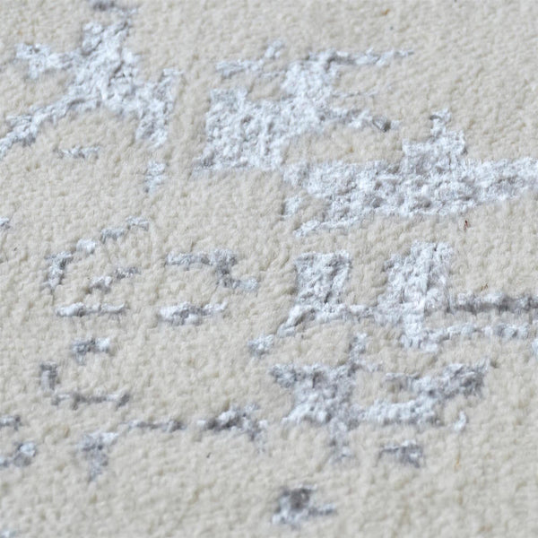Shilka Cream and Grey Area Rug - Staunton and Henry