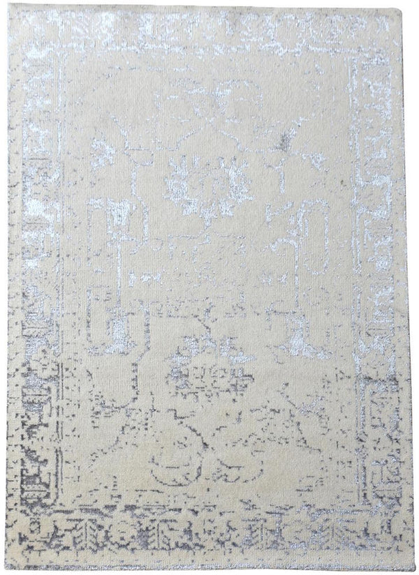 Shilka Cream and Grey Area Rug - Staunton and Henry