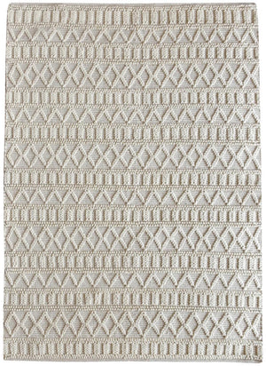 Keena Modern Chunky Weave Off White Rug - Staunton and Henry