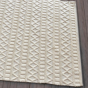 Keena Modern Chunky Weave Off White Rug - Staunton and Henry