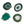 Load image into Gallery viewer, Agate Drink Coasters - Staunton and Henry