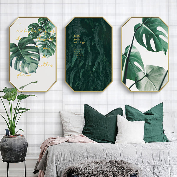 Inspirational Tropical Wall Art With Frame - Staunton and Henry
