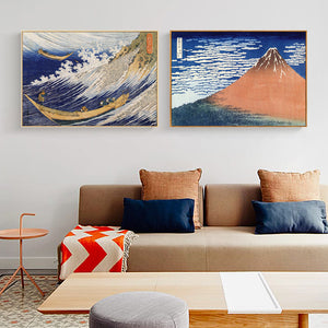 Japanese Mount Fuji Wall Art With Frame - Staunton and Henry