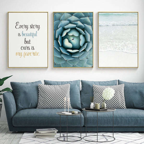 Ocean Wall Art With Frame - Staunton and Henry