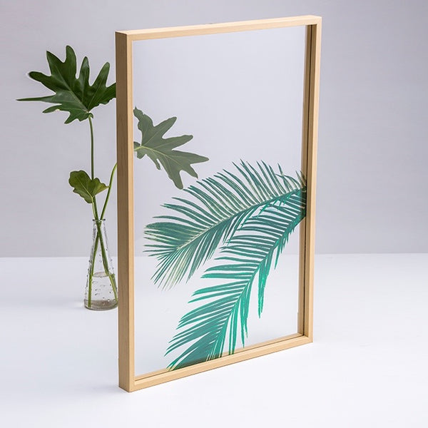 Transparent Botanical Wall Art With Frame - Staunton and Henry