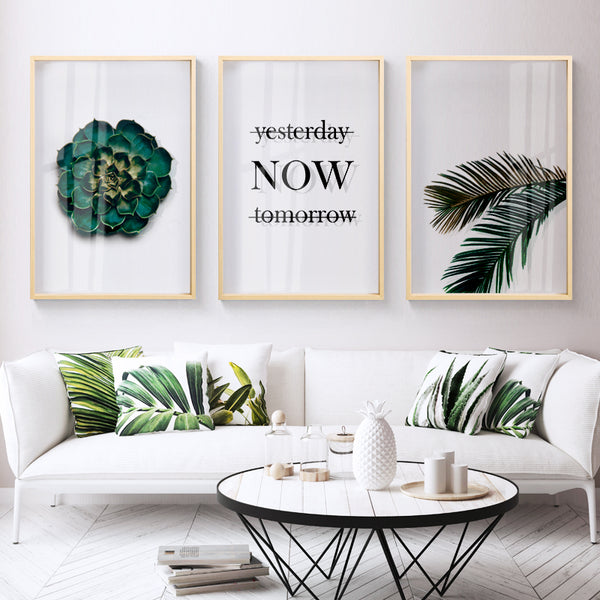 Transparent Botanical Wall Art With Frame - Staunton and Henry