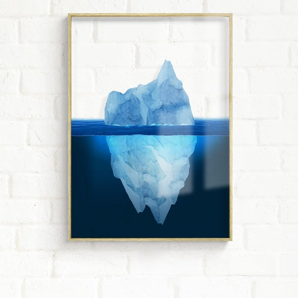 Transparent Ocean Wall Art With Frame - Staunton and Henry