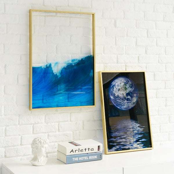 Transparent Ocean Wall Art With Frame - Staunton and Henry