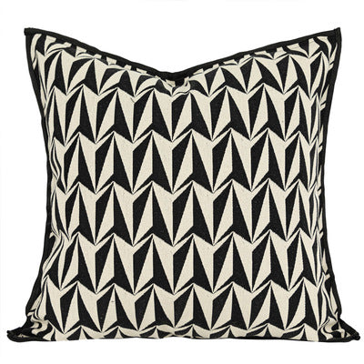 Black And White Pattern Bed Cushion Set - Staunton and Henry