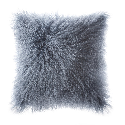 Plush Tibetan Wool Sheepskin Throw Cushion - Staunton and Henry