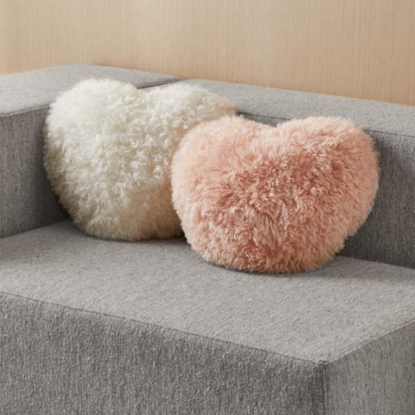 Plush Tibetan Wool Sheepskin Throw Cushion - Staunton and Henry