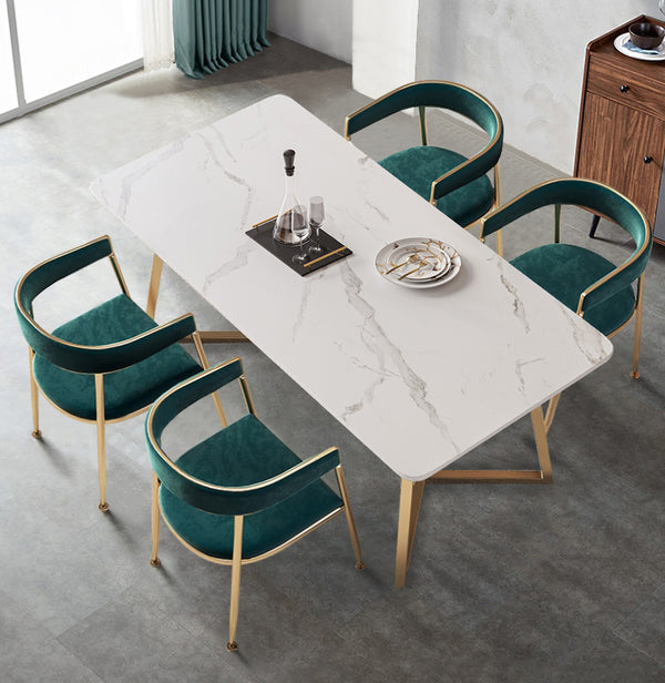 Ella Marble Pattern Dining Table - Staunton and Henry