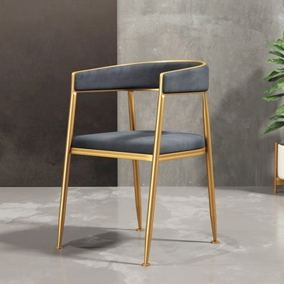 Ella PU Leather Dining Chairs with Gold Legs (Set of 2) - Staunton and Henry