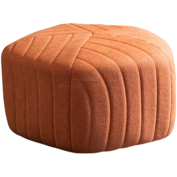 Modern Velvet Hexagon Ottoman - Staunton and Henry