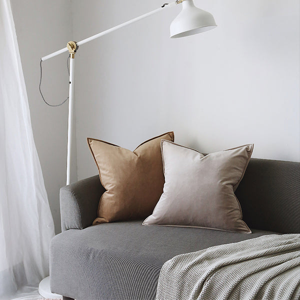 Anais Velvet Plain Throw Cushions - Staunton and Henry