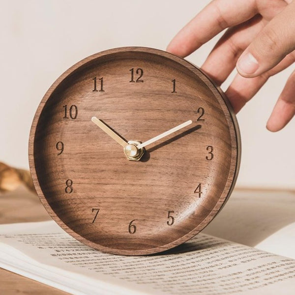 Black Walnut Wood Clock - Staunton and Henry