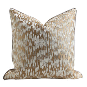 Champagne Gold Viscose Throw Cushion - Staunton and Henry