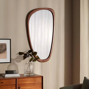 Indra Asymmetrical Solid Wood Mirror - Staunton and Henry