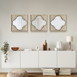 Oriental Window Frame Wall Mirror - Staunton and Henry