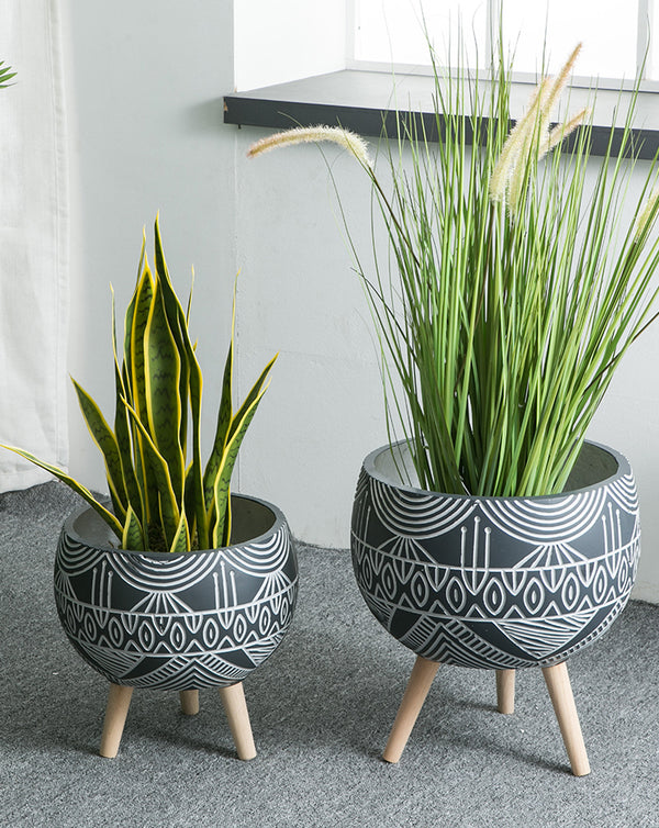 Modern Moroccan Planter with Legs - Staunton and Henry