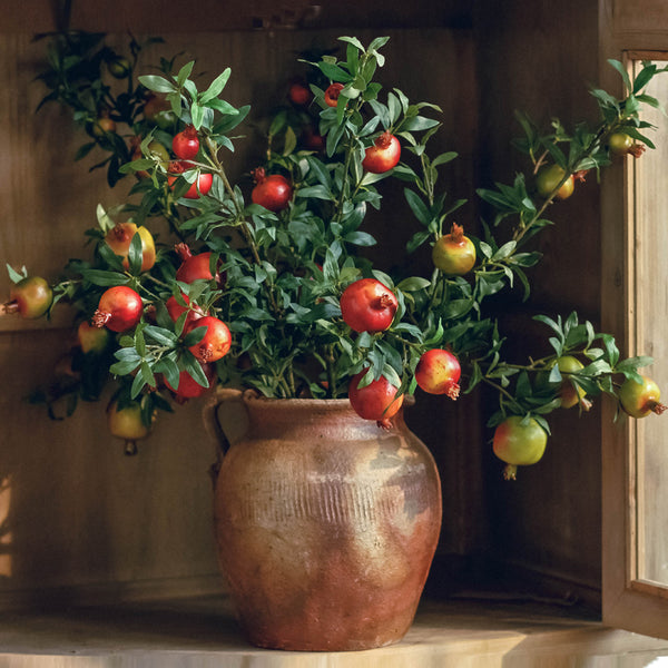 Artificial Pomegranate Fruit Plant - Staunton and Henry