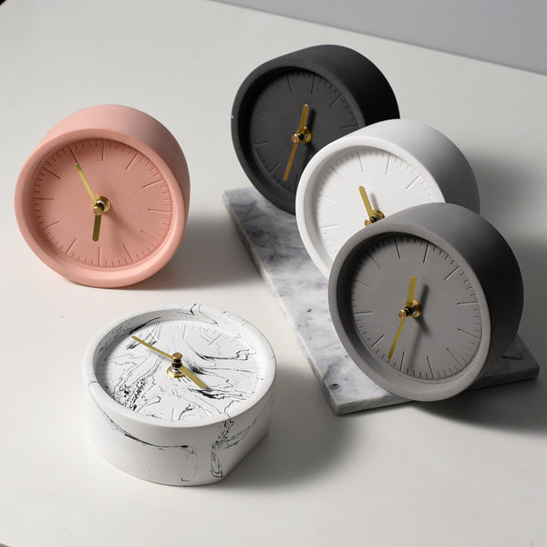 Asymetrical Modern Table Clock - Staunton and Henry